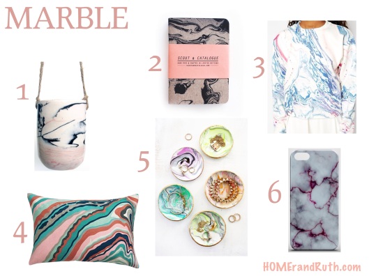 Trend Alert: Marble || HOMErandRuth.com